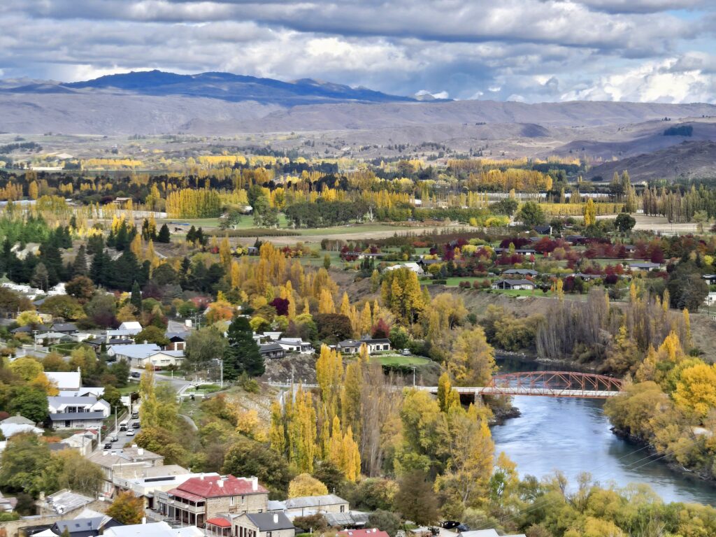 clyde valley in autumn colours